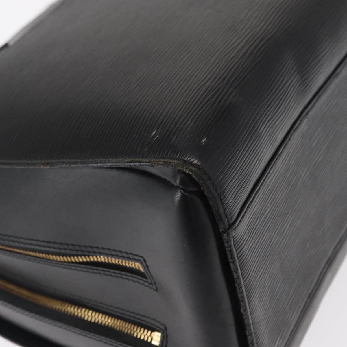 Louis Vuitton LOUIS VUITTON Epi Sorbonne Business Bag Black M54512 LV Authentic 159371