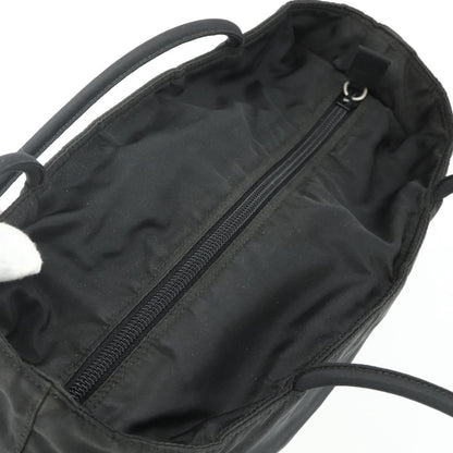 Prada PRADA Tote Bag Nylon Black Silver Authentic bs34741