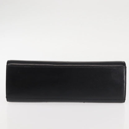 Givenchy GIVENCHY Hand Bag Leather Black Gold Authentic BA6452