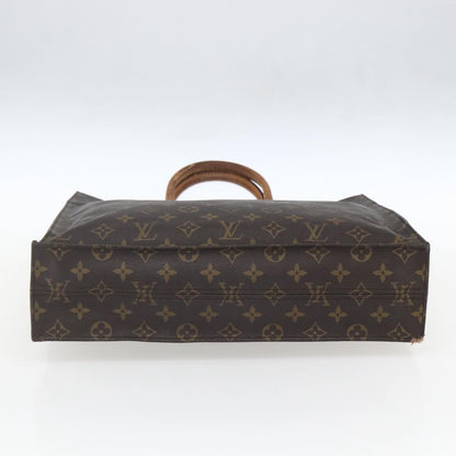 Louis Vuitton LOUIS VUITTON Monogram Sac Plat Hand Bag M51140 LV Authentic 162736