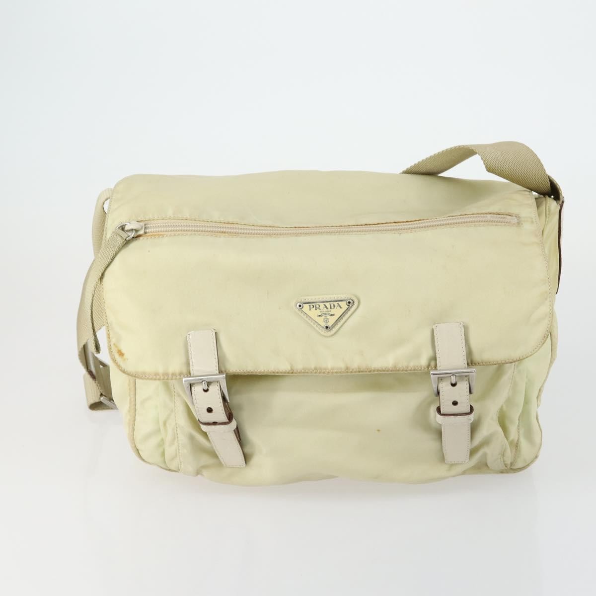 Prada PRADA Tote Bag Nylon 2 Set Black Beige Authentic 157078