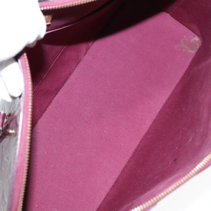 Louis Vuitton LOUIS VUITTON Monogram Vernis Avalon zip Hand Bag Amarante M91594 LV Authentic mr482