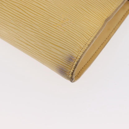 Louis Vuitton LOUIS VUITTON Epi Pochette Accessoires Pouch Vanilla M5294A LV Authentic ka982 Bag