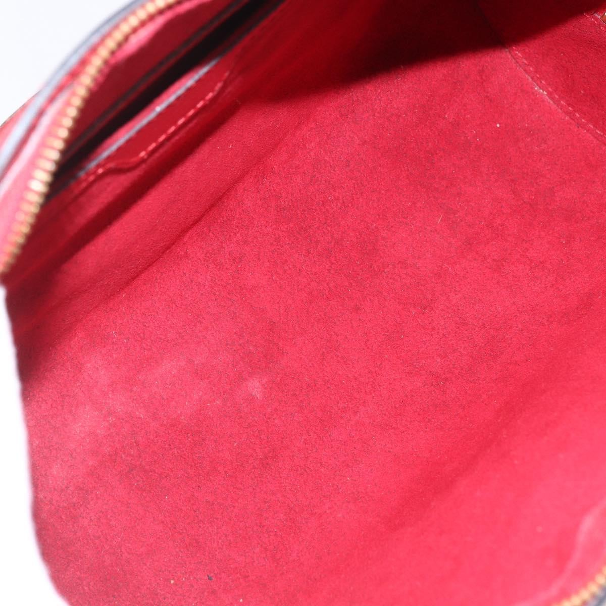Louis Vuitton LOUIS VUITTON Epi Soufflot Hand Bag Red M52227 LV Authentic mr1713V
