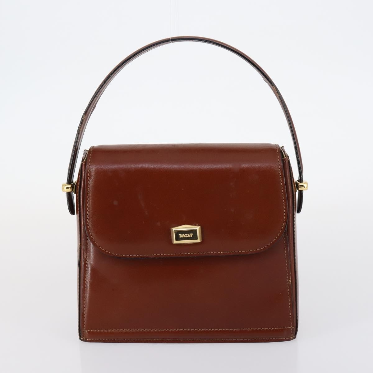 BALLY BALLY Shoulder Bag Leather 3 Set Brown Black Authentic BA4817