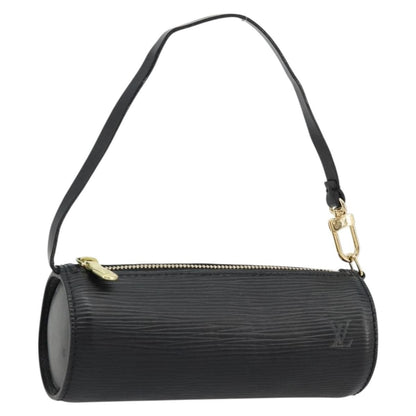 Louis Vuitton LOUIS VUITTON Epi Soufflot Pouch Black LV Authentic BA12311 Bag