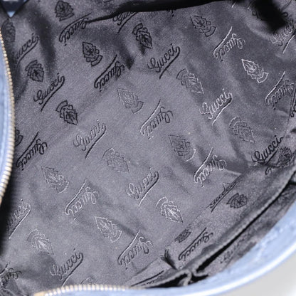 Gucci GUCCI GG Canvas Guccissima Tote Bag Leather Navy Gold 211138 Authentic 180831