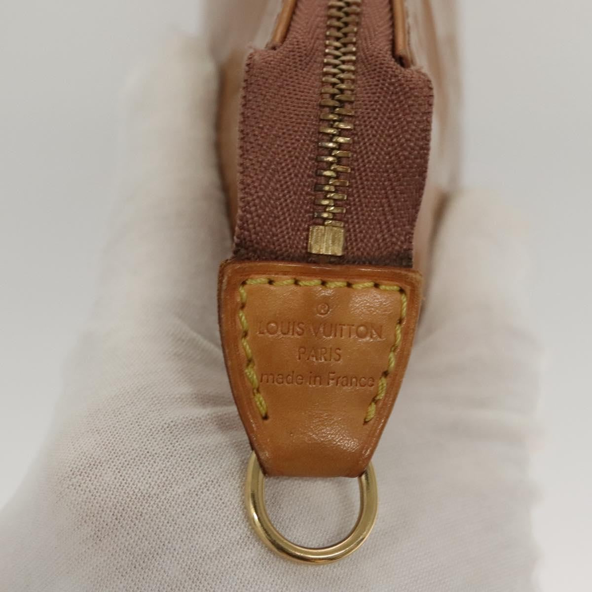 Louis Vuitton LOUIS VUITTON Vernis Pochette Accessoires Pouch Rose Velours M91575 Authentic 117712 Bag
