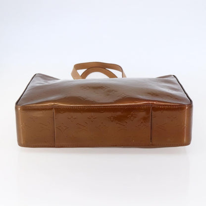 Louis Vuitton LOUIS VUITTON Monogram Vernis Columbus Tote Bag Bronze M91134 LV Authentic 145167