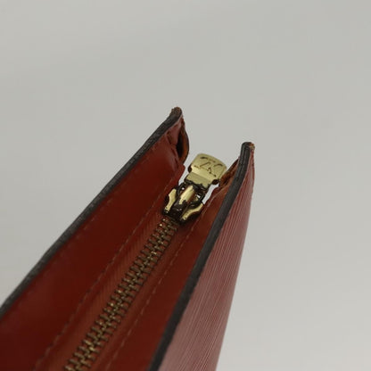 Louis Vuitton LOUIS VUITTON Epi Saint Jacques Hand Bag Brown M52263 LV Authentic BA1346