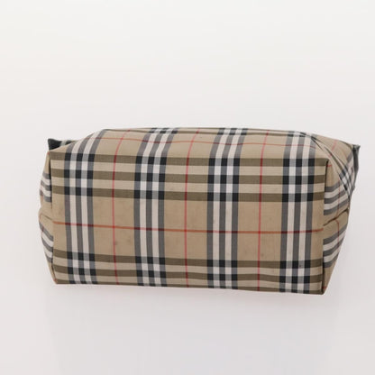 Burberrys Burberrys Burberry Nova Check Hand Bag Nylon 5 Set Beige Authentic 174988