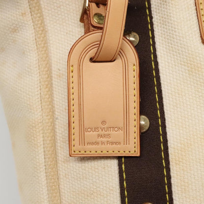 Louis Vuitton LOUIS VUITTON Cabas MM Antigua Tote Bag Brown Beige M40036 LV Authentic bs29237