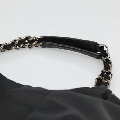 Salvatore Ferragamo Salvatore Ferragamo Chain Shoulder Bag Nylon Black Authentic 129646