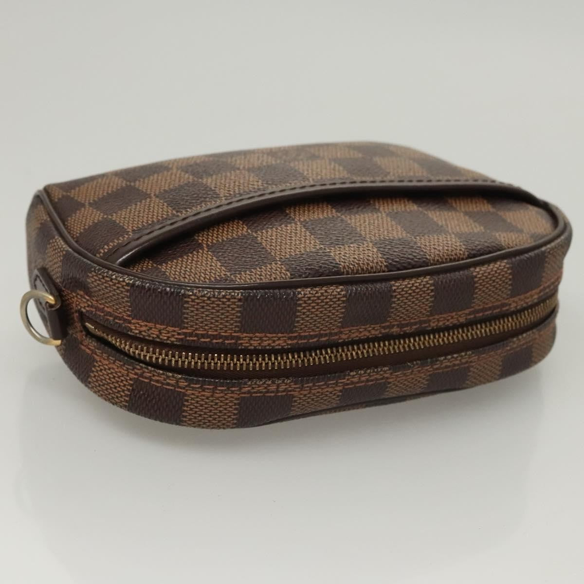 Louis Vuitton LOUIS VUITTON Damier Ebene Pochette Ipanema Shoulder Bag N51296 LV Authentic 120073