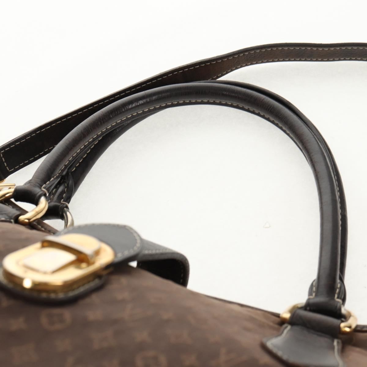 Louis Vuitton LOUIS VUITTON Monogram Idylle Elegy Hand Bag Black M56696 LV Authentic bs31637