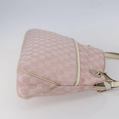 Gucci GUCCI GG Canvas Tote Bag Pink Gold 121023 Authentic ep11753