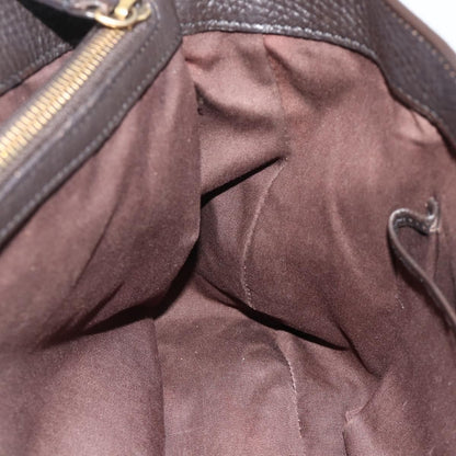 Celine CELINE New Boogie Bag Hand Bag Leather Brown Gold Authentic 179282A