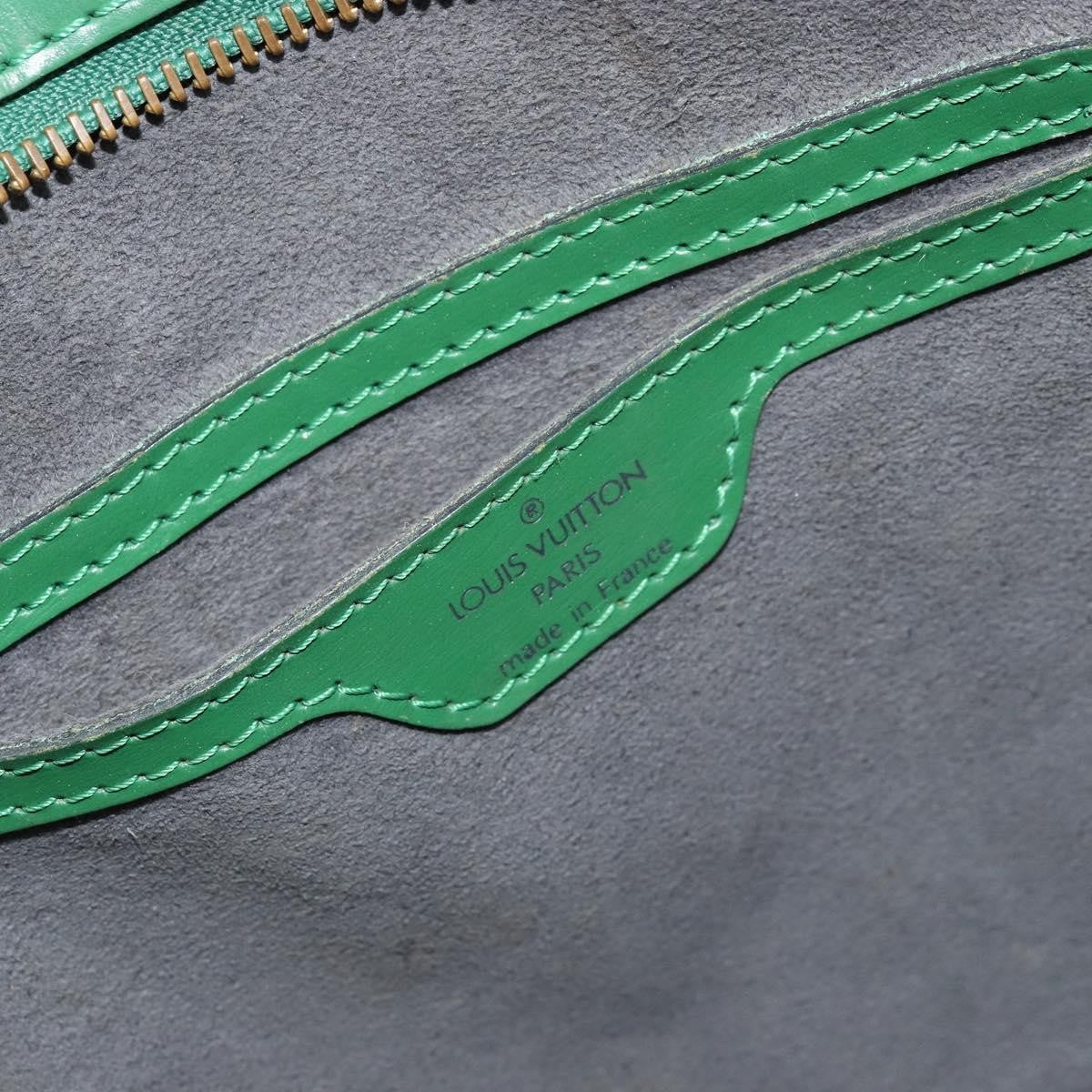 Louis Vuitton LOUIS VUITTON Epi Saint Jacques Hand Bag Green M52274 LV Authentic 168866