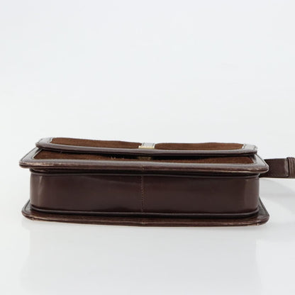 Givenchy GIVENCHY Shoulder Bag Suede Brown Gold Authentic bs35122