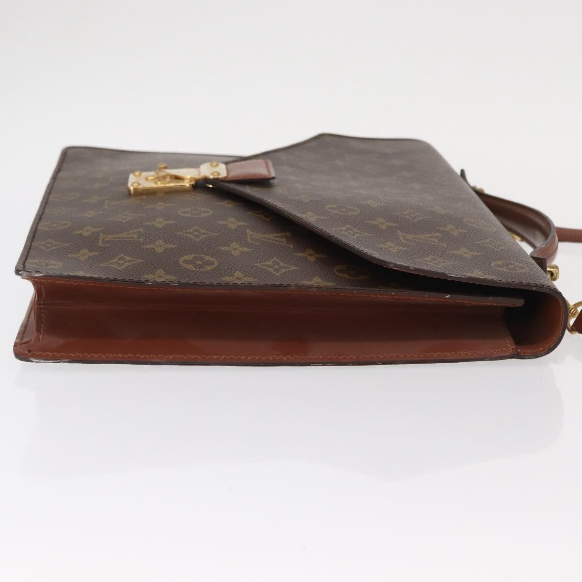 Louis Vuitton LOUIS VUITTON Monogram Porte Documents Bandouliere Bag M53338 LV Authentic 150924