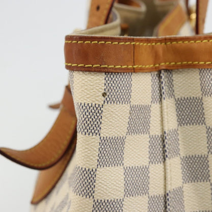 Louis Vuitton LOUIS VUITTON Damier Azur Hampstead MM Tote Bag N51206 LV Authentic ep14515
