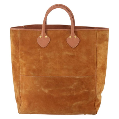 Gucci GUCCI Tote Bag Suede Brown Gold 002 58 0233 Authentic YKZ146