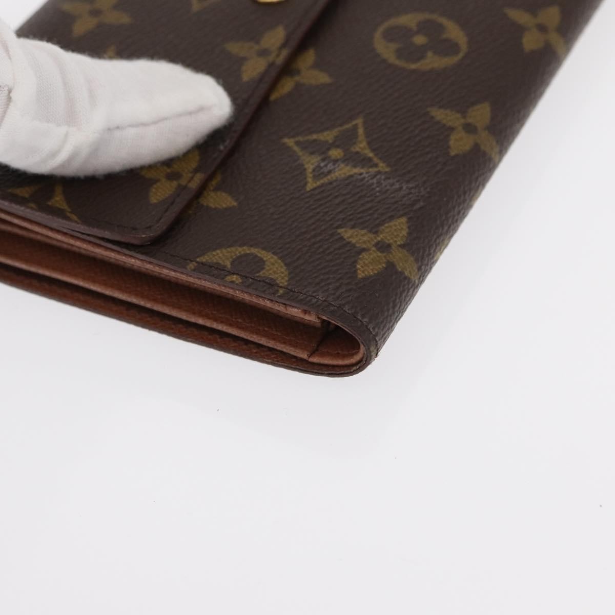Louis Vuitton LOUIS VUITTON Monogram Porte Tresor Etui Papie Wallet M61202 LV Authentic bs31247 Bag