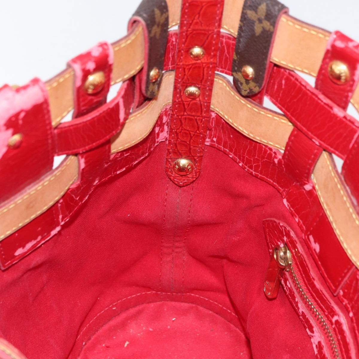 Louis Vuitton LOUIS VUITTON Monogram Ruby Neo bucket Tote Bag M95613 LV Authentic 149145
