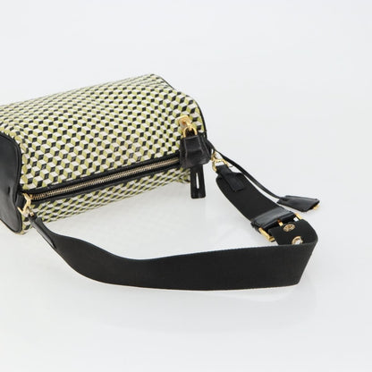 Prada PRADA Shoulder Bag Leather Yellow Gold Authentic bs35156