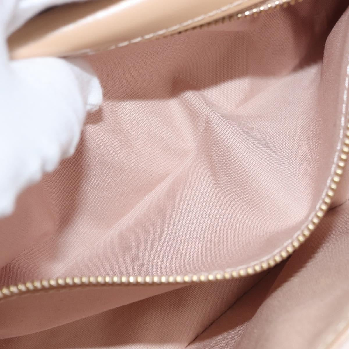 Louis Vuitton LOUIS VUITTON Vernis Pochette Sobie Bag Rose Flow Lantern M93489 LV Authentic 175411A