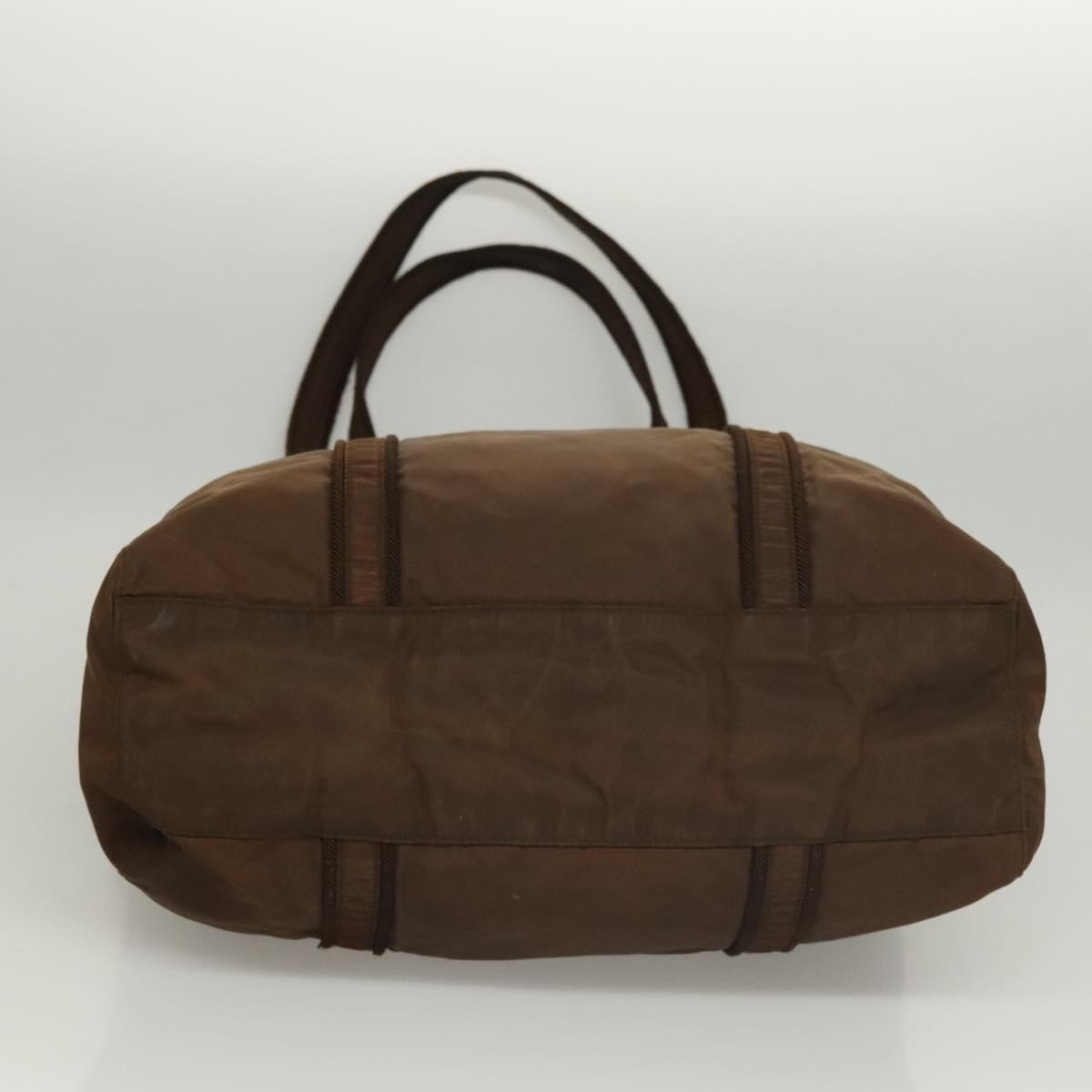 Prada PRADA Tote Bag Nylon Brown Authentic th5852