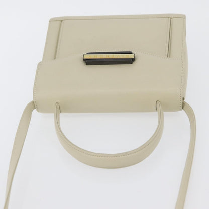 Givenchy GIVENCHY Hand Bag Leather 2way Beige Authentic 173803