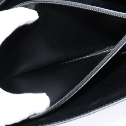 Celine CELINE Shoulder Bag Leather Black Gold Authentic 126895