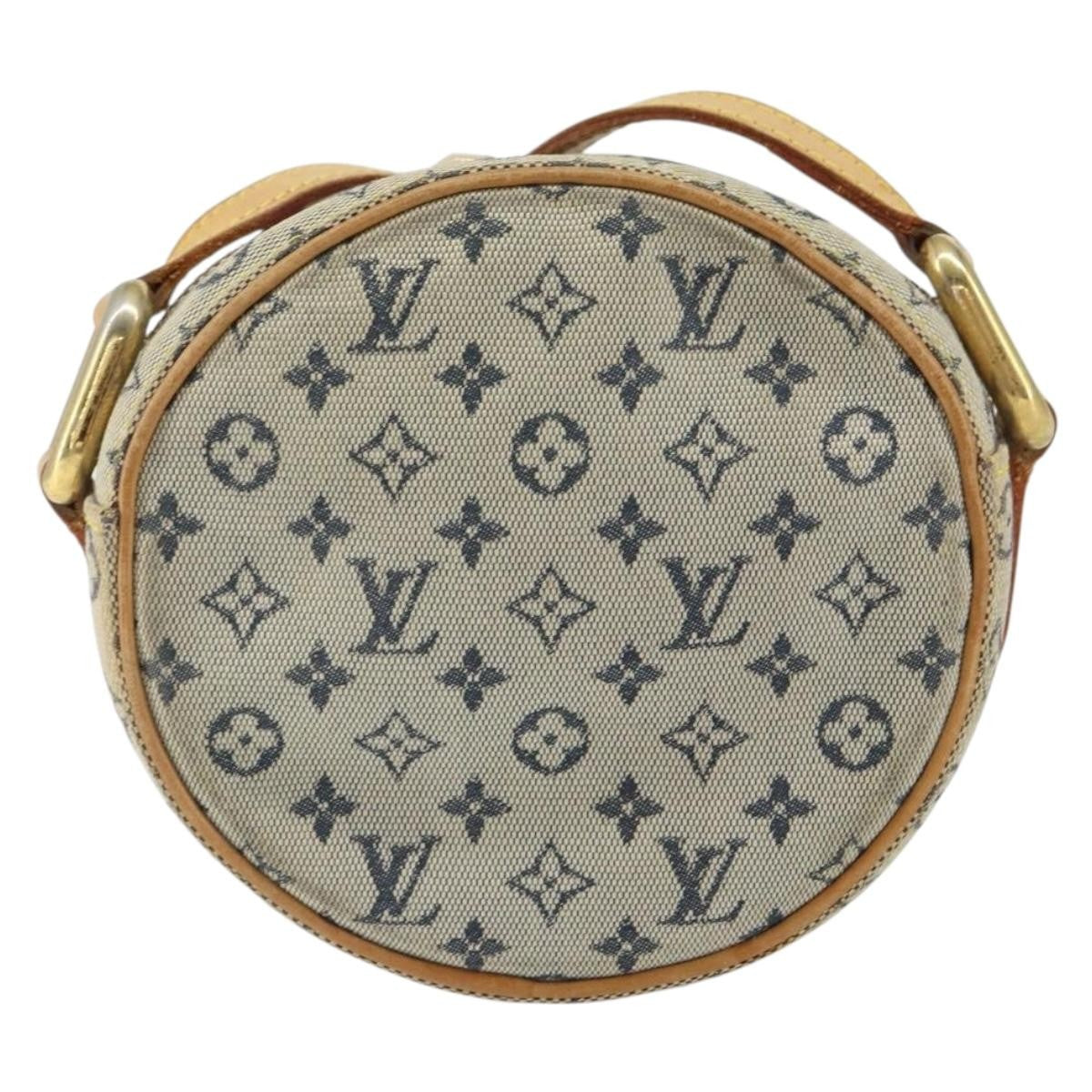 Louis Vuitton LOUIS VUITTON Monogram Mini Jeanne PM Shoulder Bag Blue M92001 LV Authentic 164196