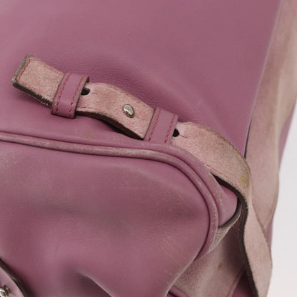 Salvatore Ferragamo Salvatore Ferragamo Gancini Tote Bag Leather Pink Silver Authentic BAZ427