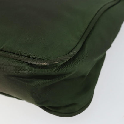 Prada PRADA Hand Bag Nylon Green Authentic 152801