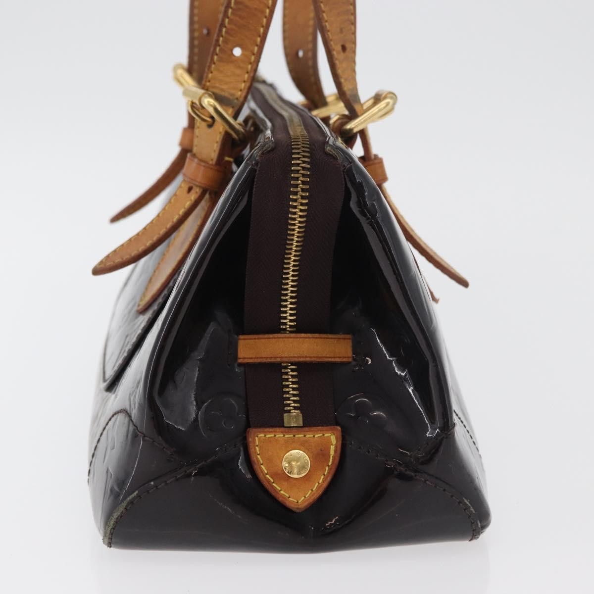 Louis Vuitton LOUIS VUITTON Monogram Vernis Rosewood Avenue Bag Amarante M93510 Authentic 179465