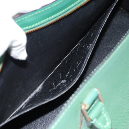 Louis Vuitton LOUIS VUITTON Epi Sac Triangle Hand Bag Green M52094 LV Authentic 181752