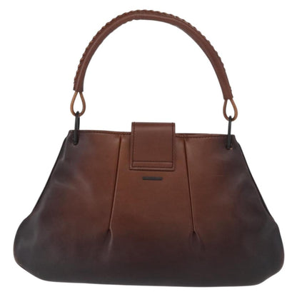 Gucci GUCCI Shoulder Bag Leather Brown 105374 Authentic 156795