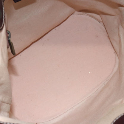 Celine CELINE Macadam Canvas Tote Bag Beige Authentic bs30631
