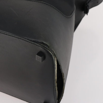Gucci GUCCI Shoulder Bag Canvas Black Silver Authentic BA11545