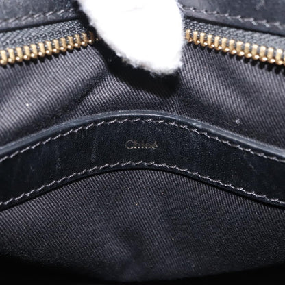 Chloé Chloé Chloe Little Alice Hand Bag Leather 2way White Gold Authentic am9323