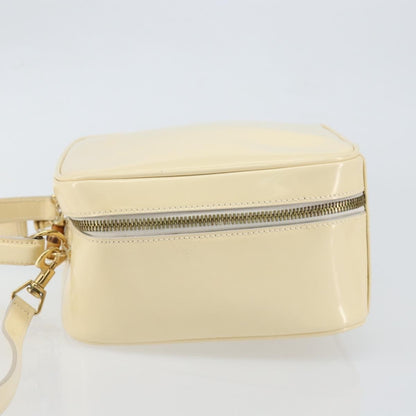 Gucci GUCCI Bamboo Hand Bag Enamel 2way Outlet White Gold 000 270 0323 Authentic 147500