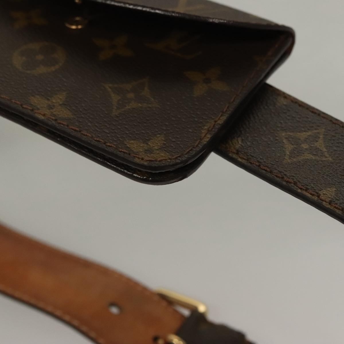 Louis Vuitton LOUIS VUITTON Monogram Ceinture Pochette Solo Waist bag M6948W LV Authentic ki5888