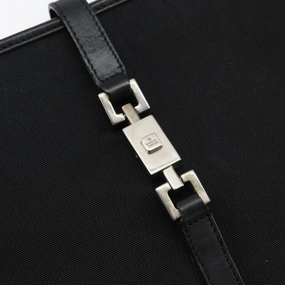 Gucci GUCCI Jackie Shoulder Bag Nylon Black Silver 002 1073 3444 Authentic bs29509