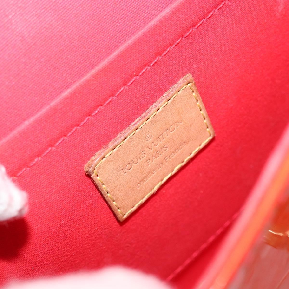 Louis Vuitton LOUIS VUITTON Vernis Bell FlowerGM Bag Rouge Grunadine M91728 LV Authentic 154321V