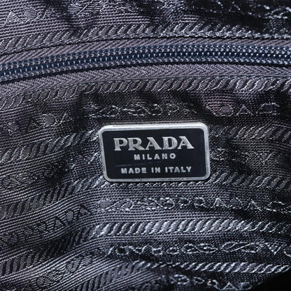 Prada PRADA Hand Bag Nylon Green Silver Authentic 154193