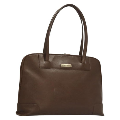 Gucci GUCCI Tote Bag Leather Brown Authentic 133332