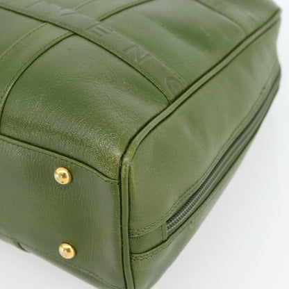Givenchy GIVENCHY Hand Bag Leather Khaki Gold Authentic BA12916
