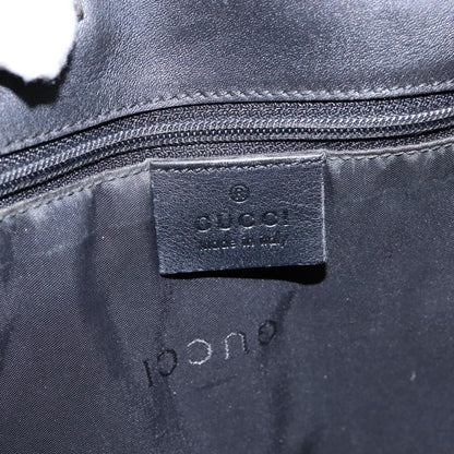Gucci GUCCI Shoulder Bag Canvas Black Silver 001 4021 Authentic ep9915